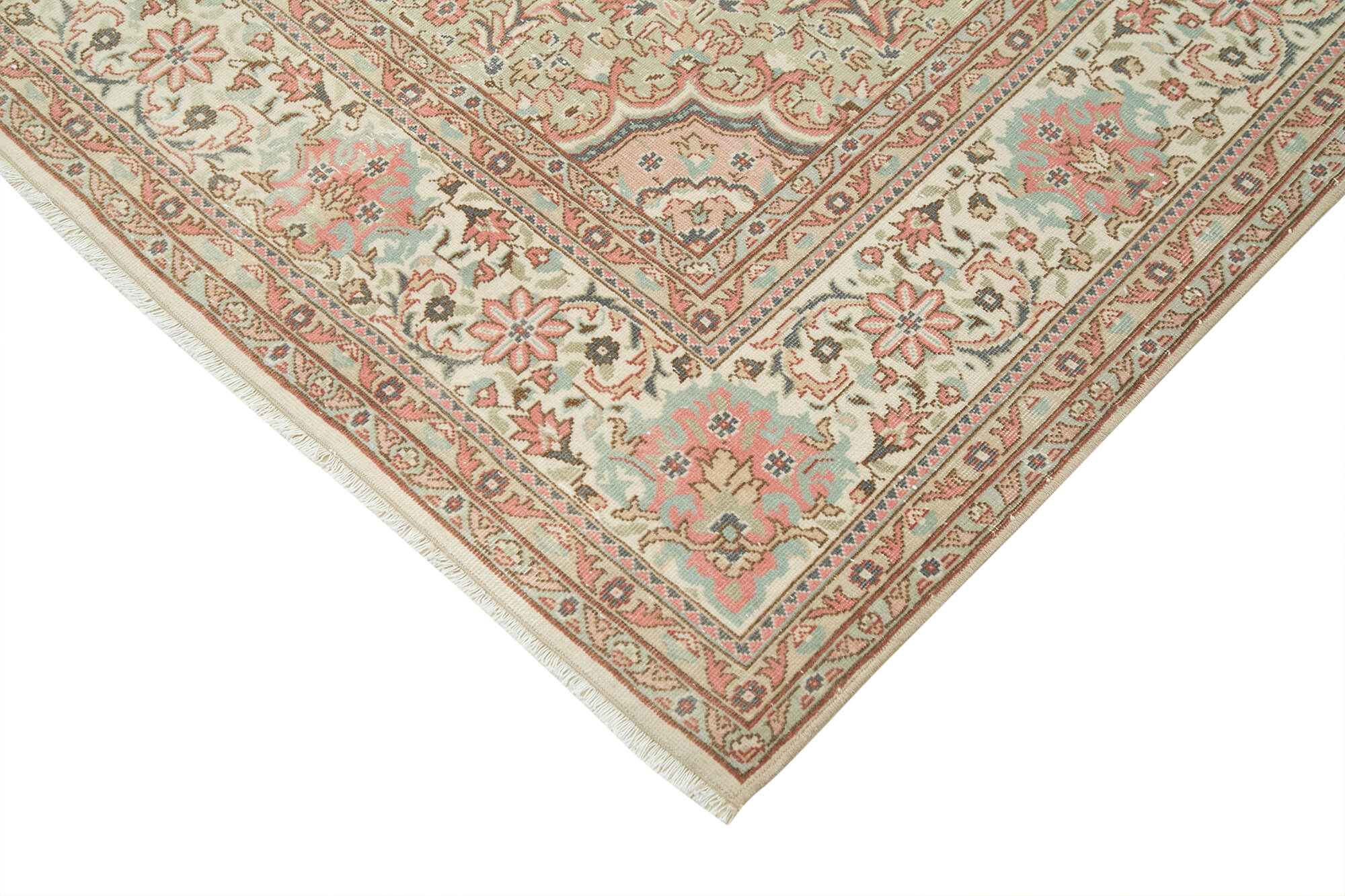 7 x 10 Beige Vintage Rug - 5005