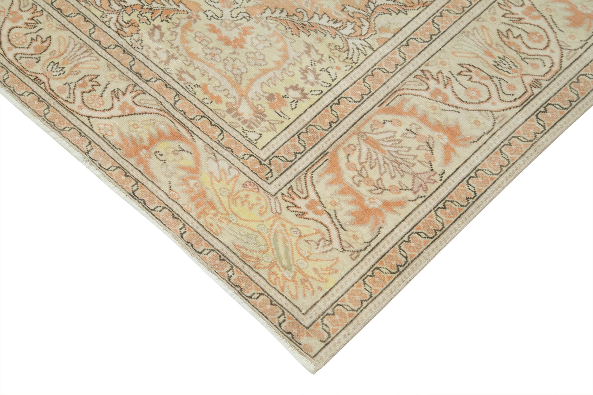 6 x 10 Beige Vintage Rug - 5006