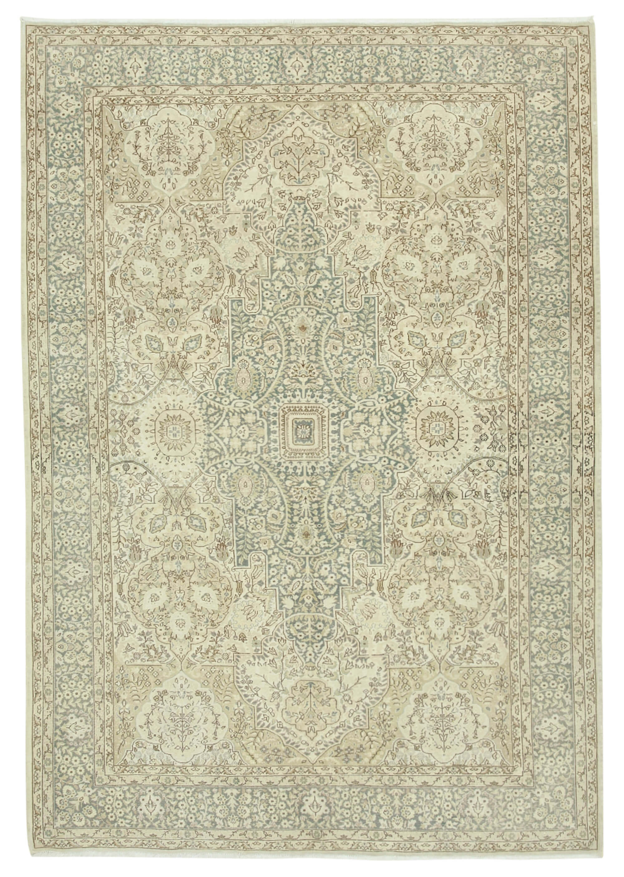 7 x 10 Beige Vintage Rug - 5007