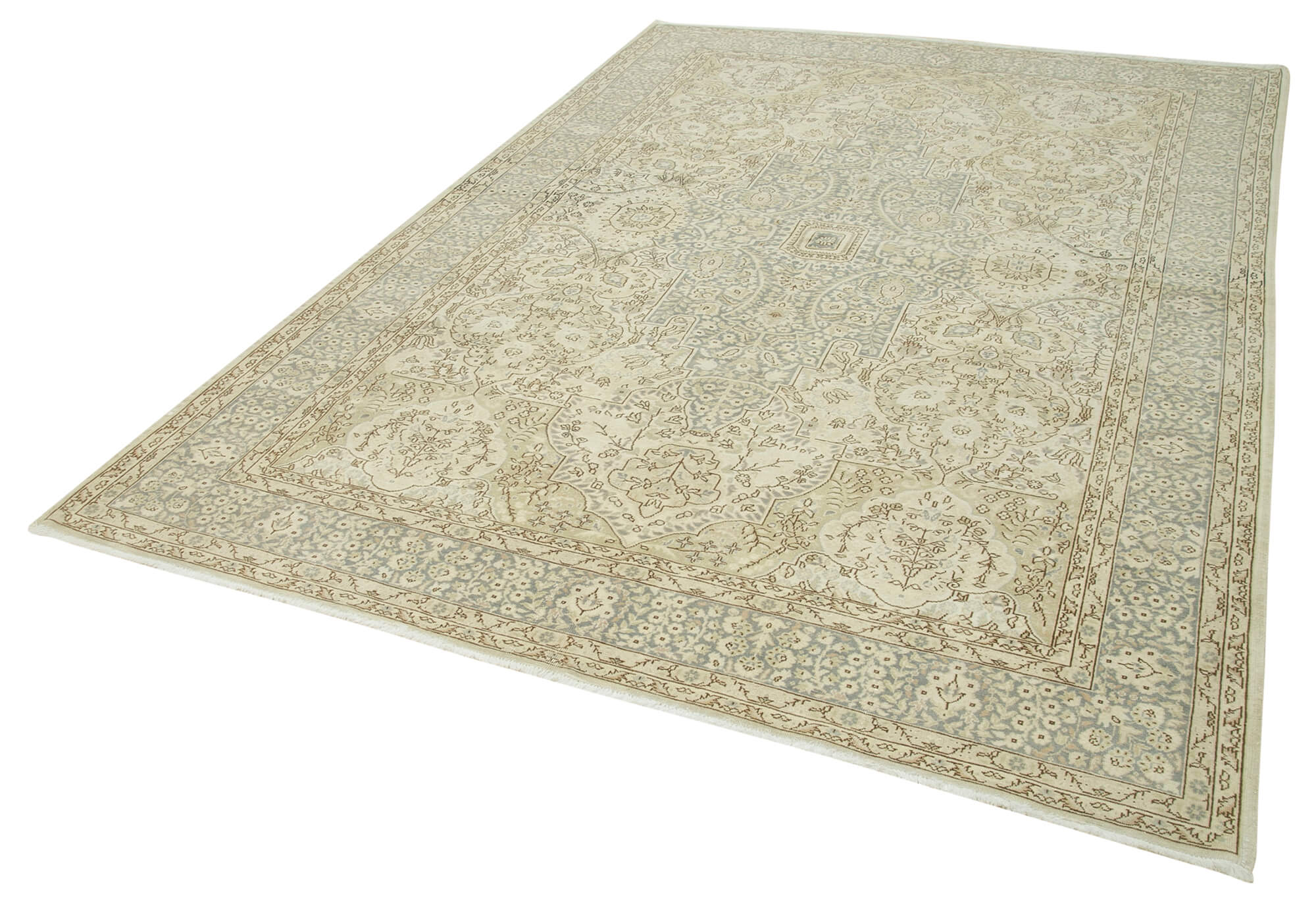 7 x 10 Beige Vintage Rug - 5007