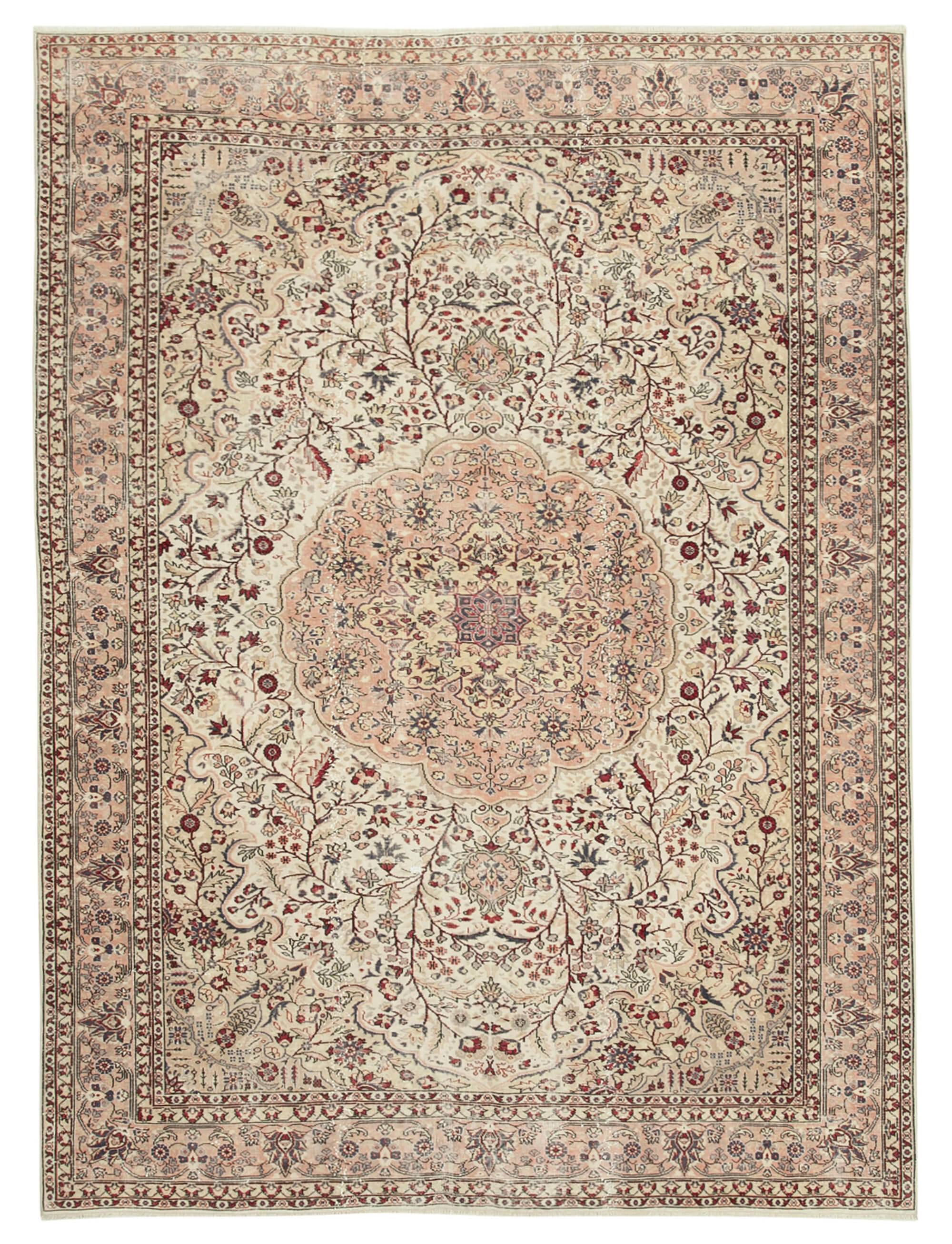 7 x 9 Beige Vintage Rug - 5008