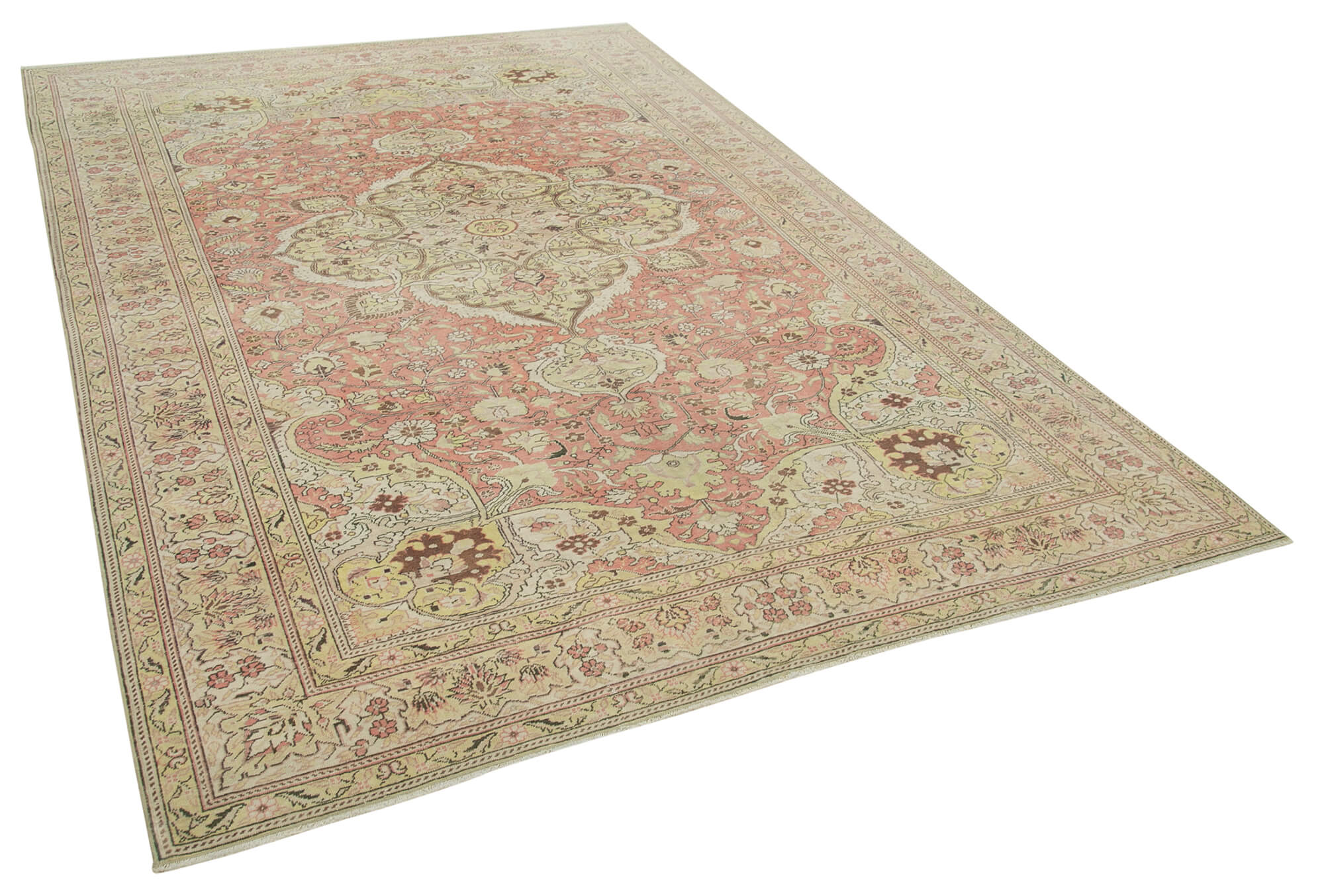 6 x 10 Beige Vintage Rug - 5009