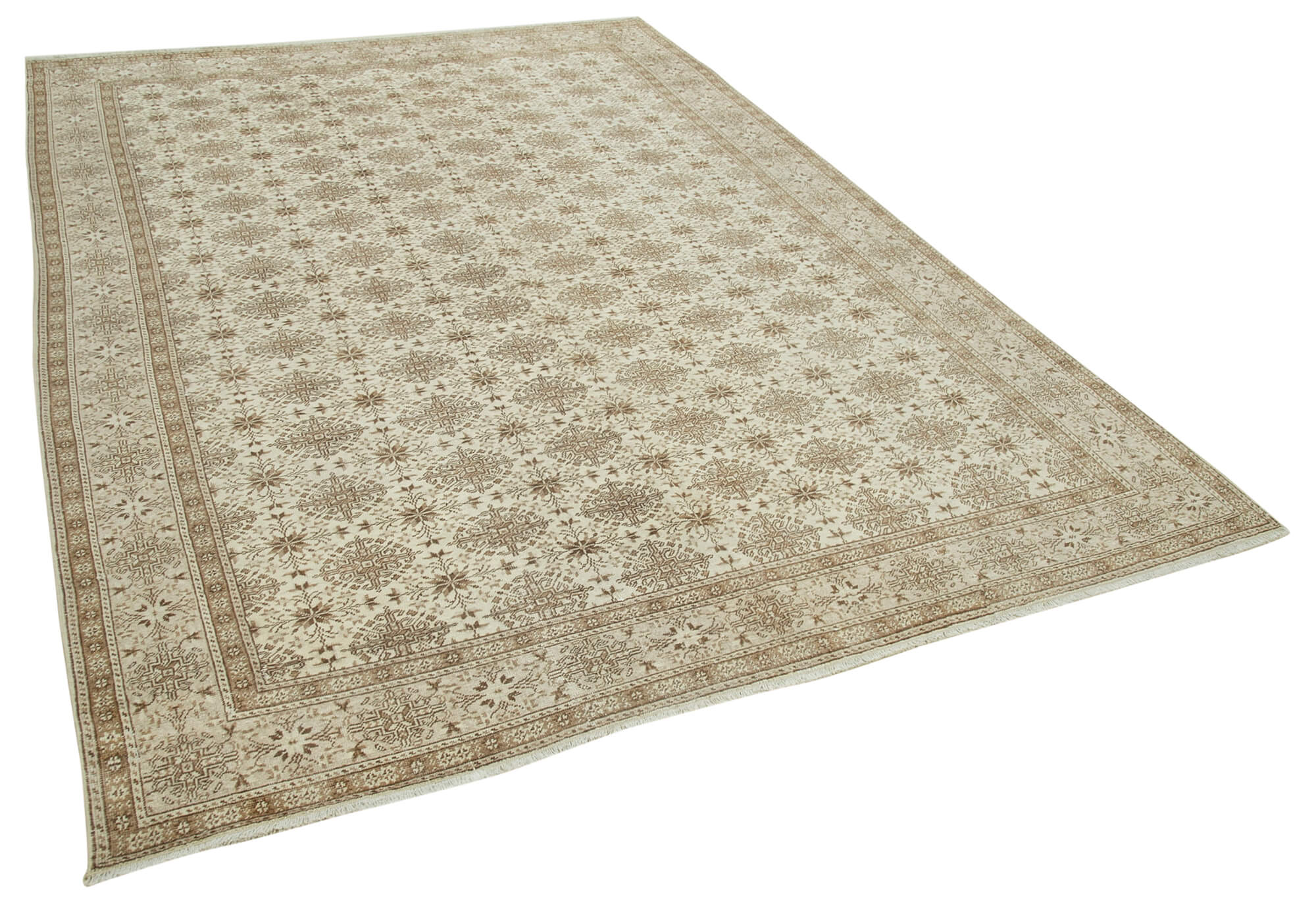 6 x 10 Beige Vintage Rug - 5011