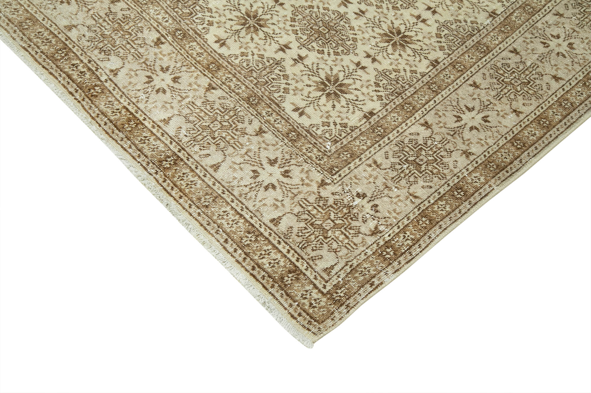 6 x 10 Beige Vintage Rug - 5011