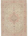 7 x 9 Beige Vintage Rug - 5017