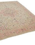 7 x 9 Beige Vintage Rug - 5017