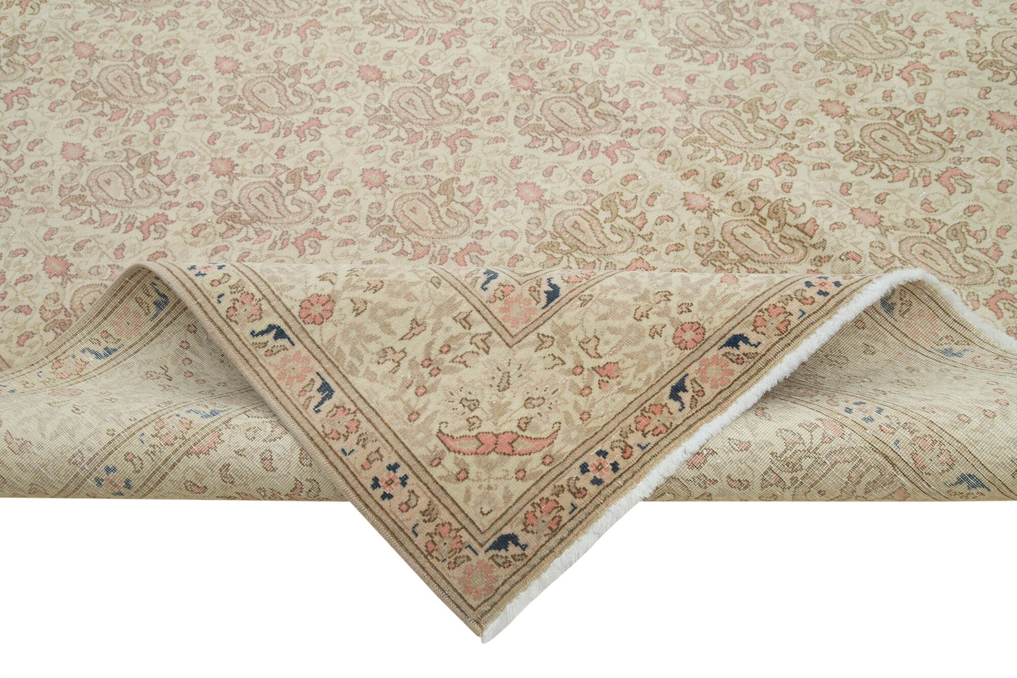 7 x 10 Beige Vintage Rug - 5018