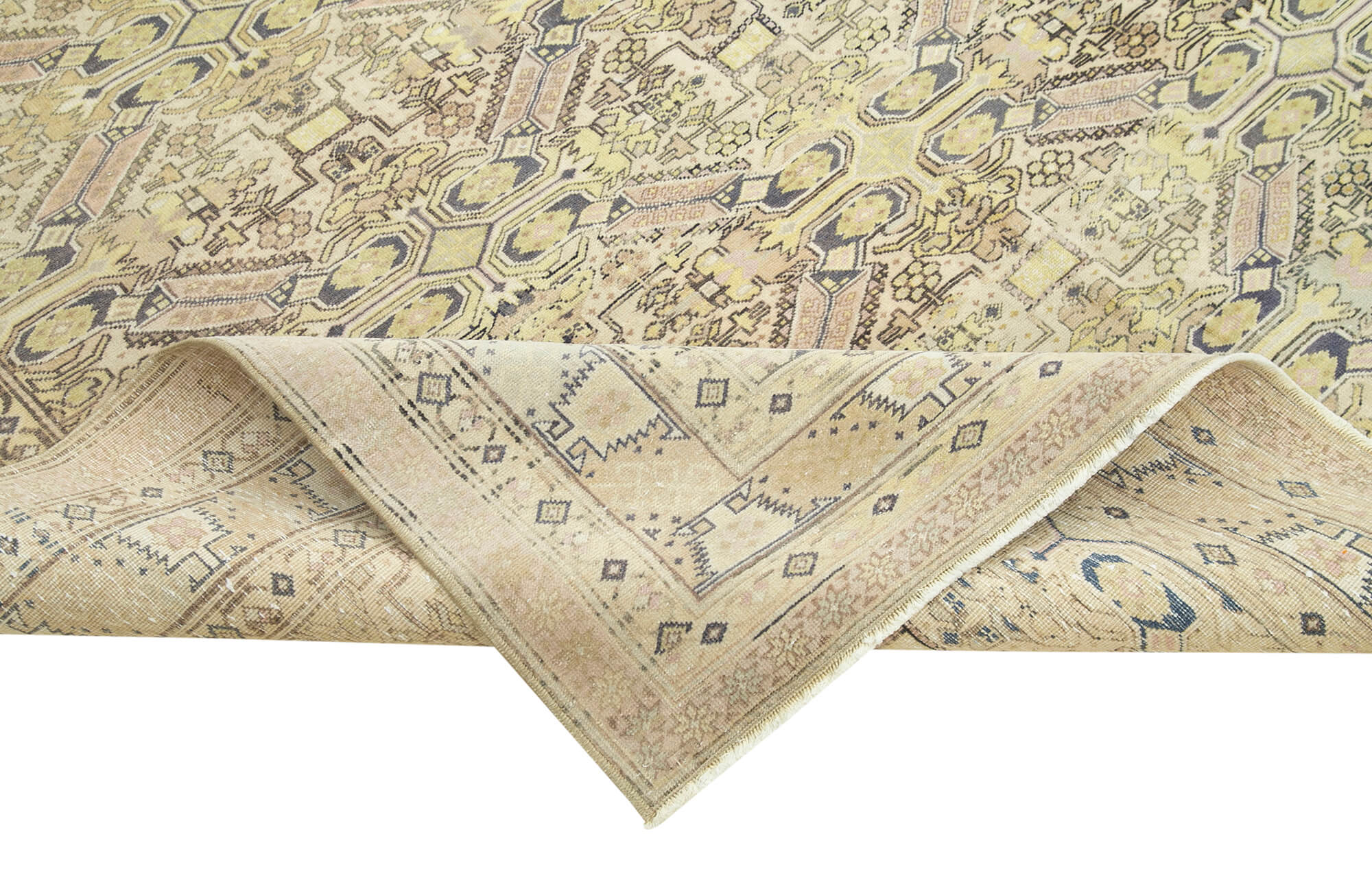 7 x 10 Beige Vintage Rug - 5019