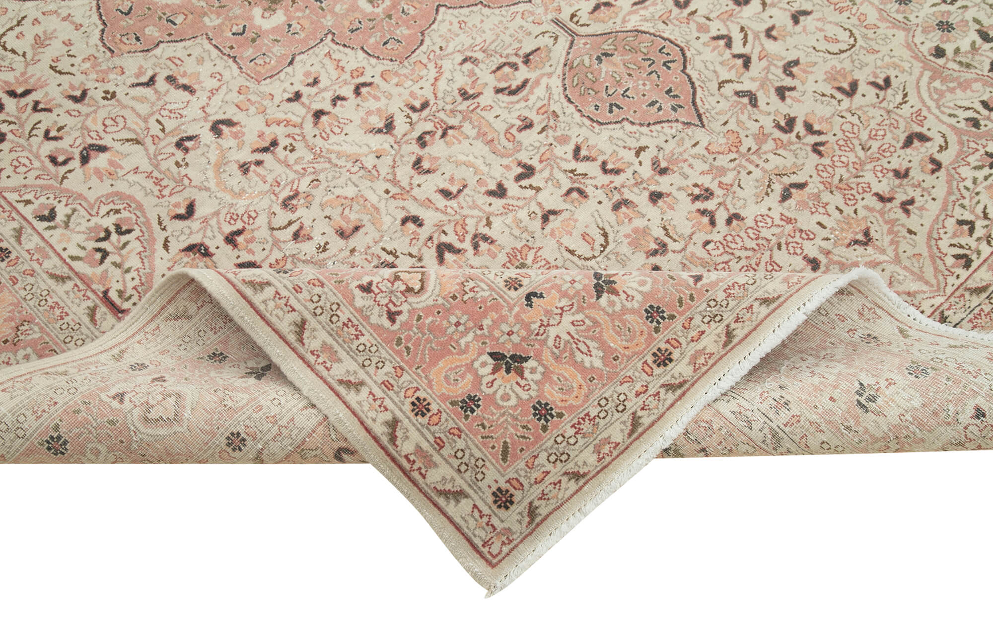 7 x 10 Beige Vintage Rug - 5022