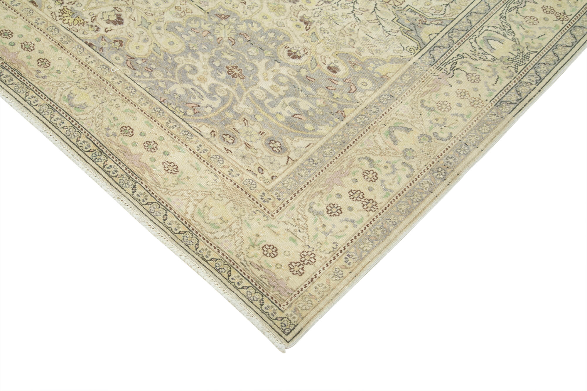 7 x 10 Beige Vintage Rug - 5024