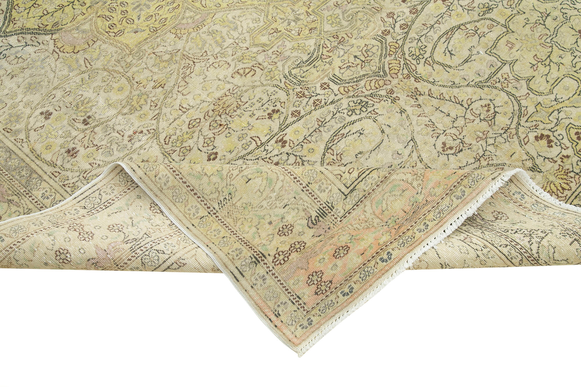 7 x 10 Beige Vintage Rug - 5024