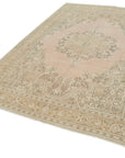 7 x 10 Beige Vintage Rug - 5026