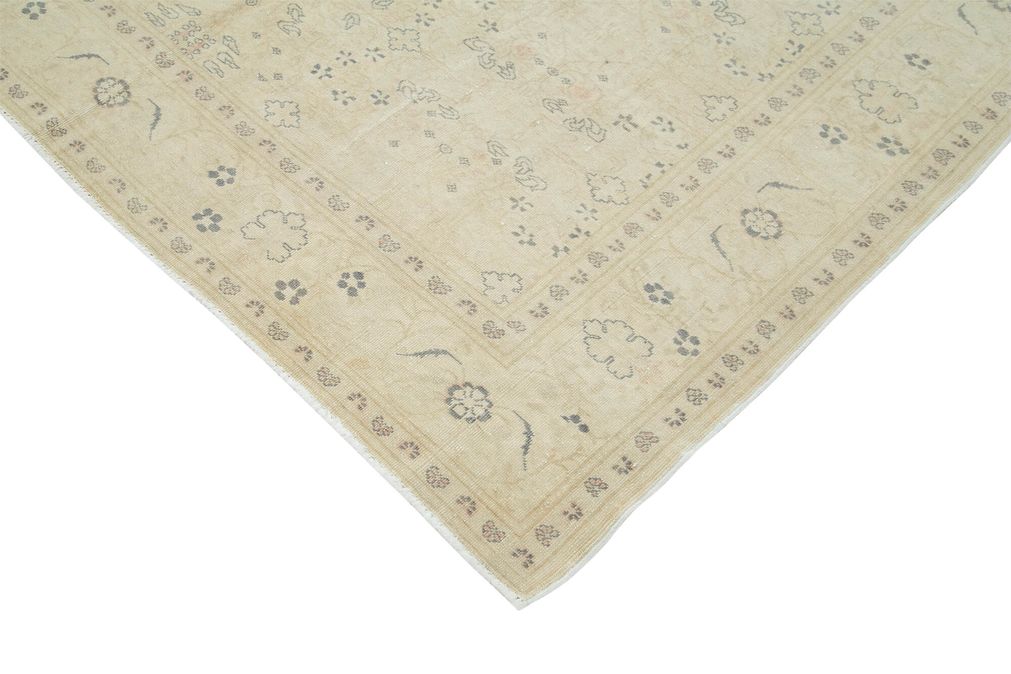 7 x 10 Beige Vintage Rug - 5027