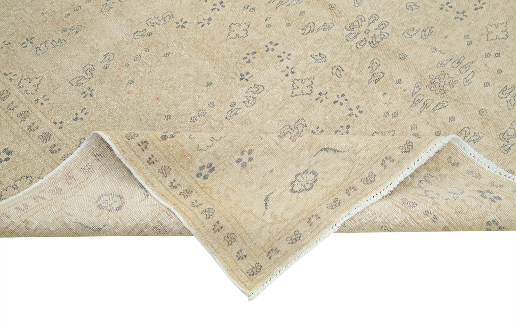 7 x 10 Beige Vintage Rug - 5027