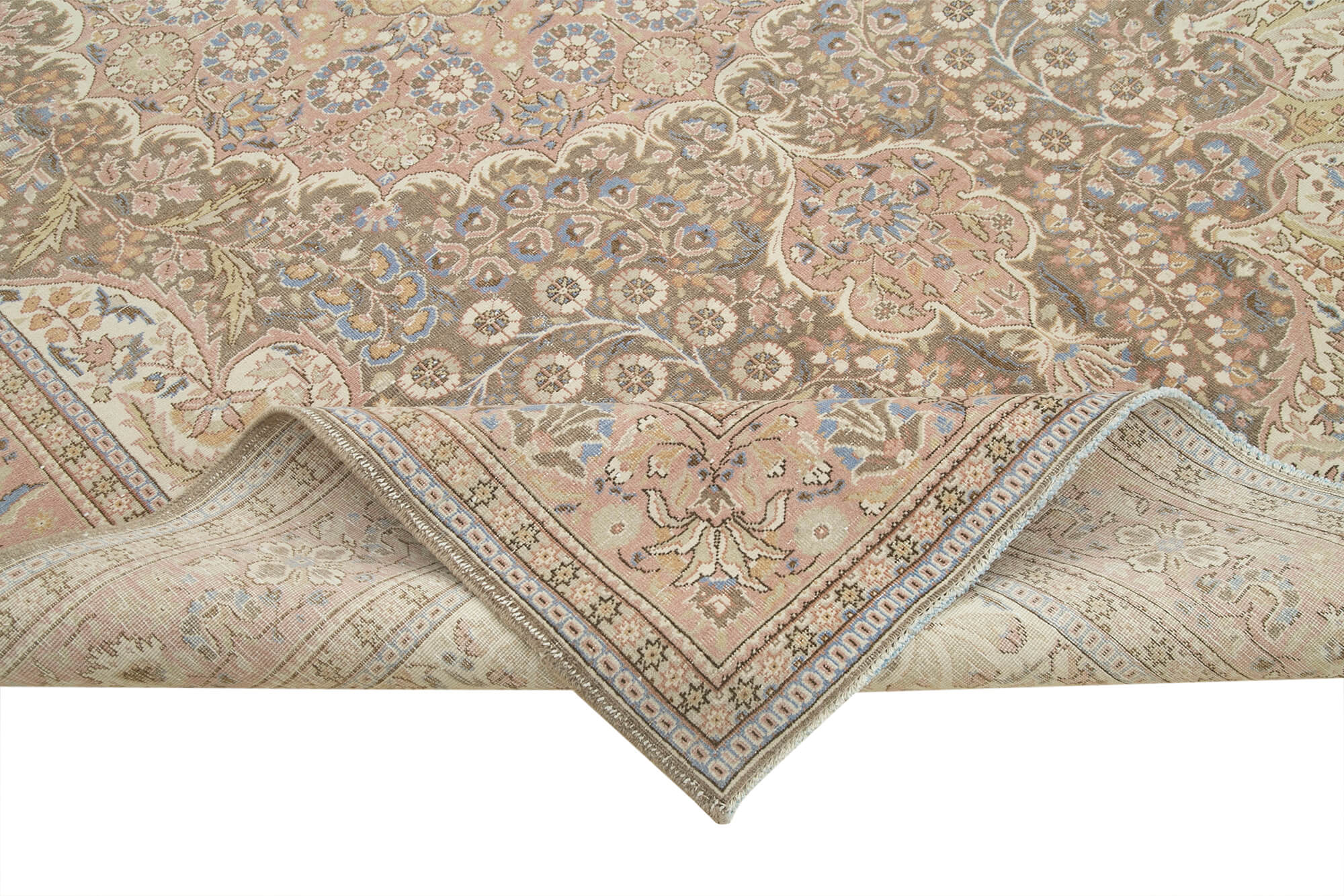 7 x 10 Beige Vintage Rug - 5029