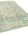 7 x 10 Beige Turkish Vintage Area Rug - 5031