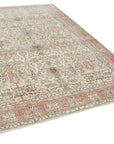 6 x 9 Beige Turkish Vintage Area Rug - 5033