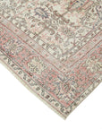 6 x 9 Beige Turkish Vintage Area Rug - 5033