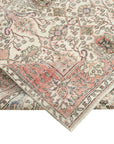 6 x 9 Beige Turkish Vintage Area Rug - 5033