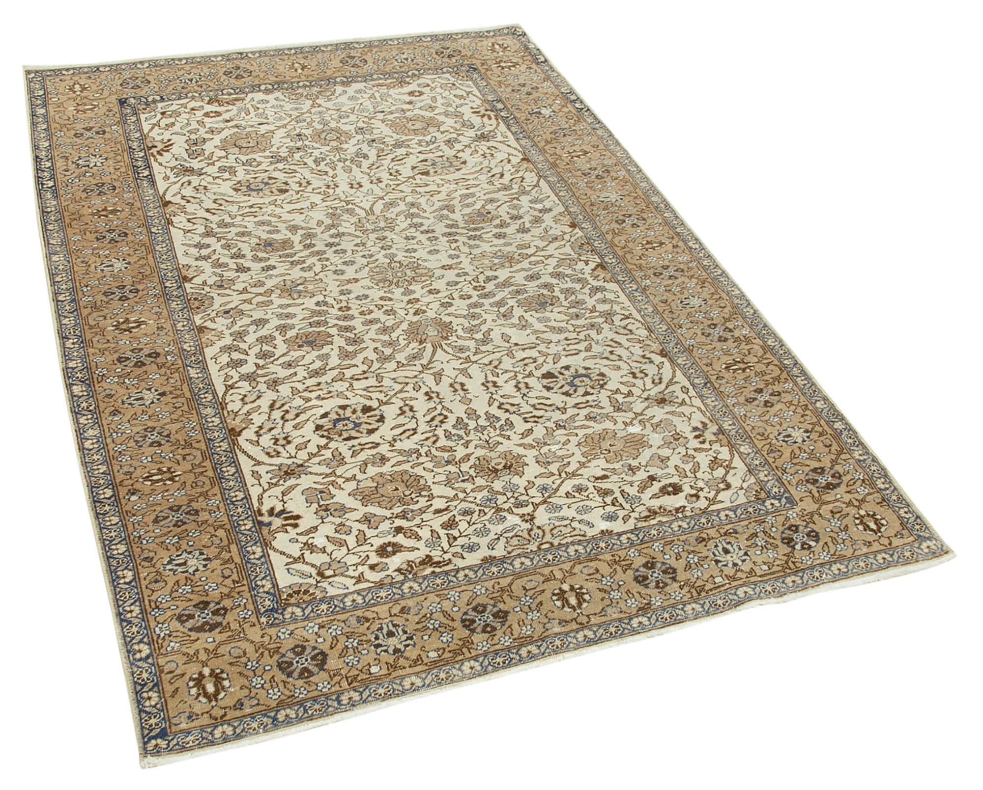 4 x 6 Beige Vintage Rug - 5034