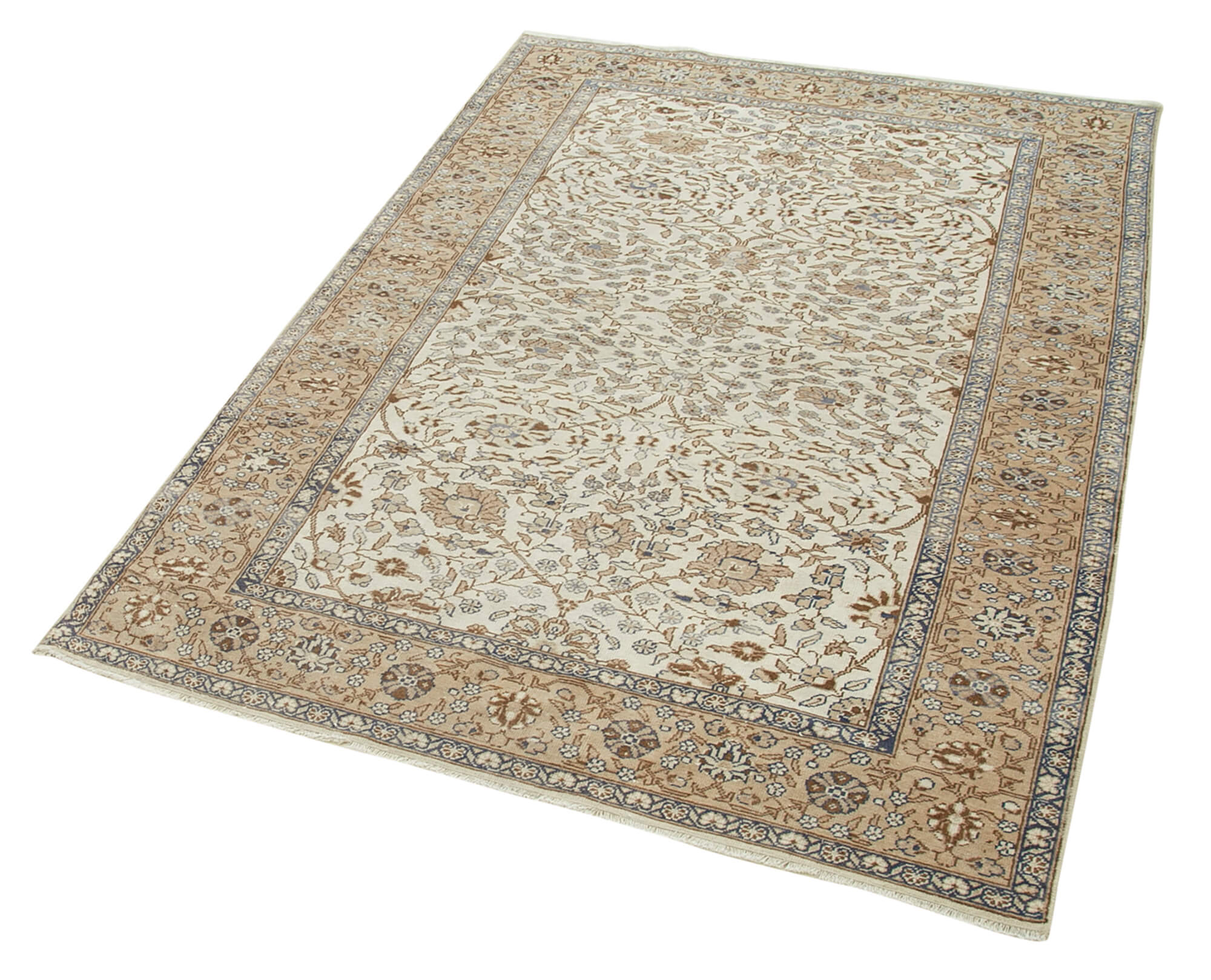 4 x 6 Beige Vintage Rug - 5034