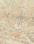 3 x 9 Beige Vintage Rug - 5035