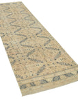 3 x 9 Beige Vintage Rug - 5038