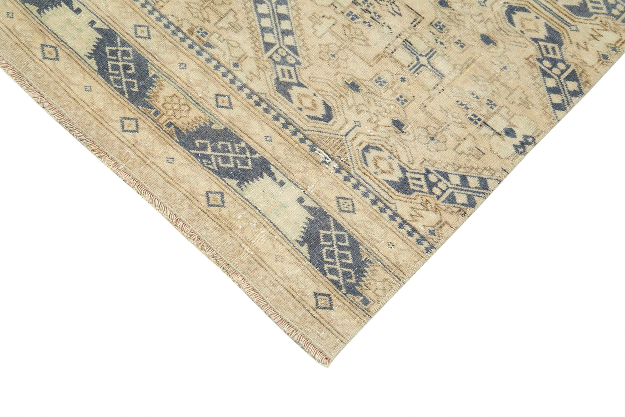 3 x 9 Beige Vintage Rug - 5038