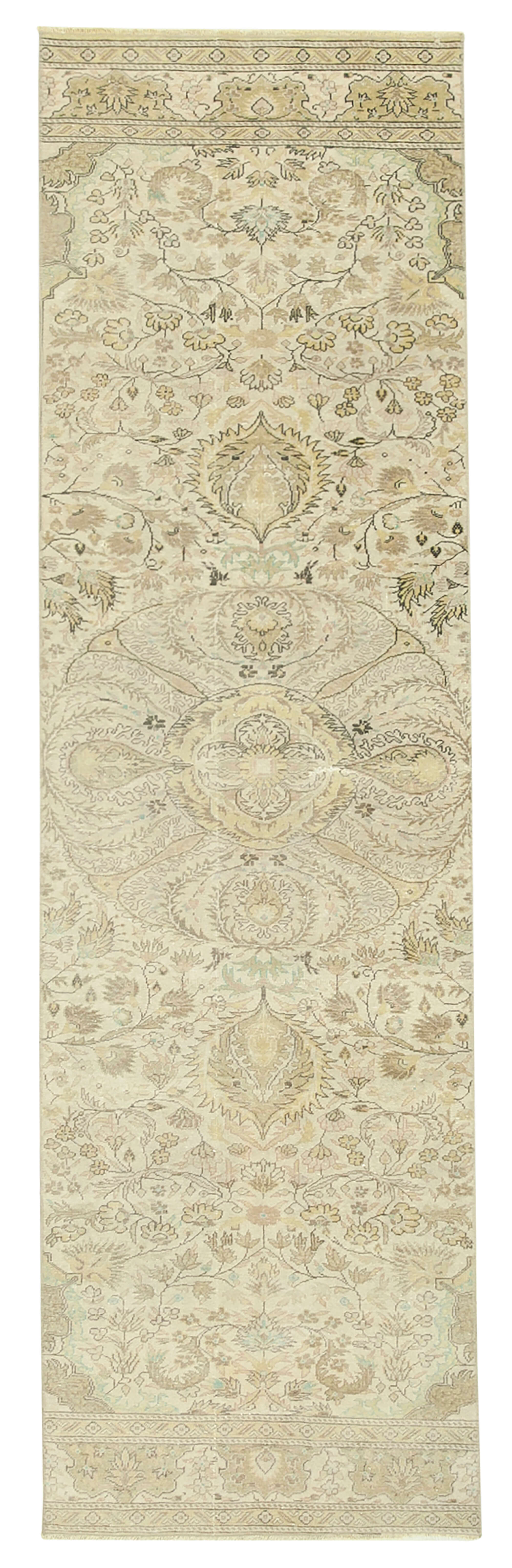 3 x 10 Beige Vintage Rug - 5039