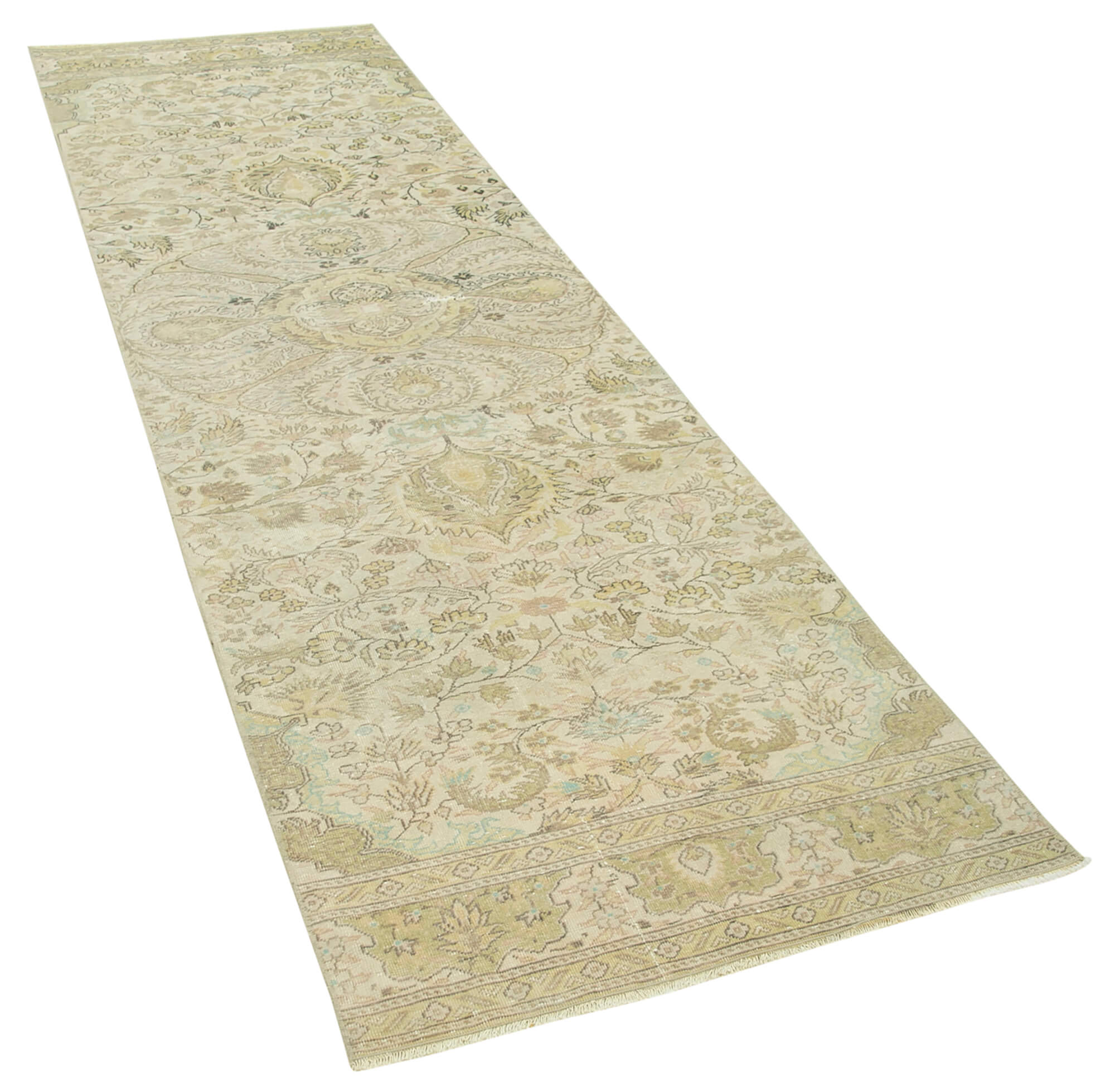 3 x 10 Beige Vintage Rug - 5039