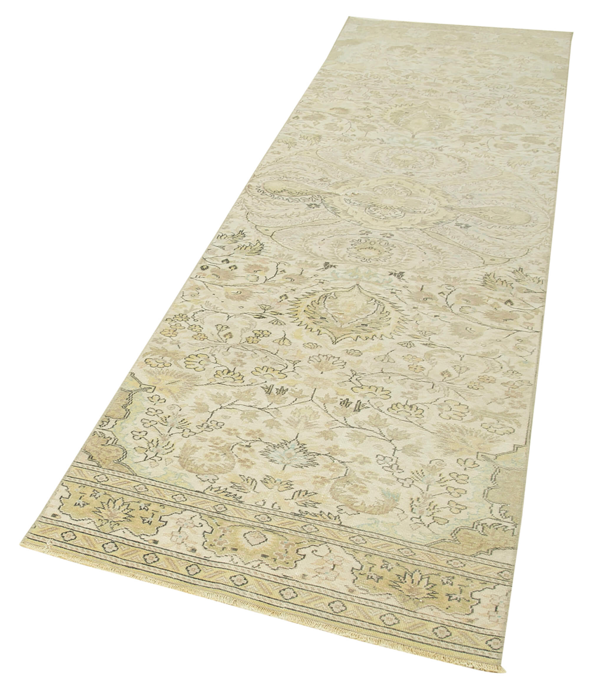 3 x 10 Beige Vintage Rug - 5039