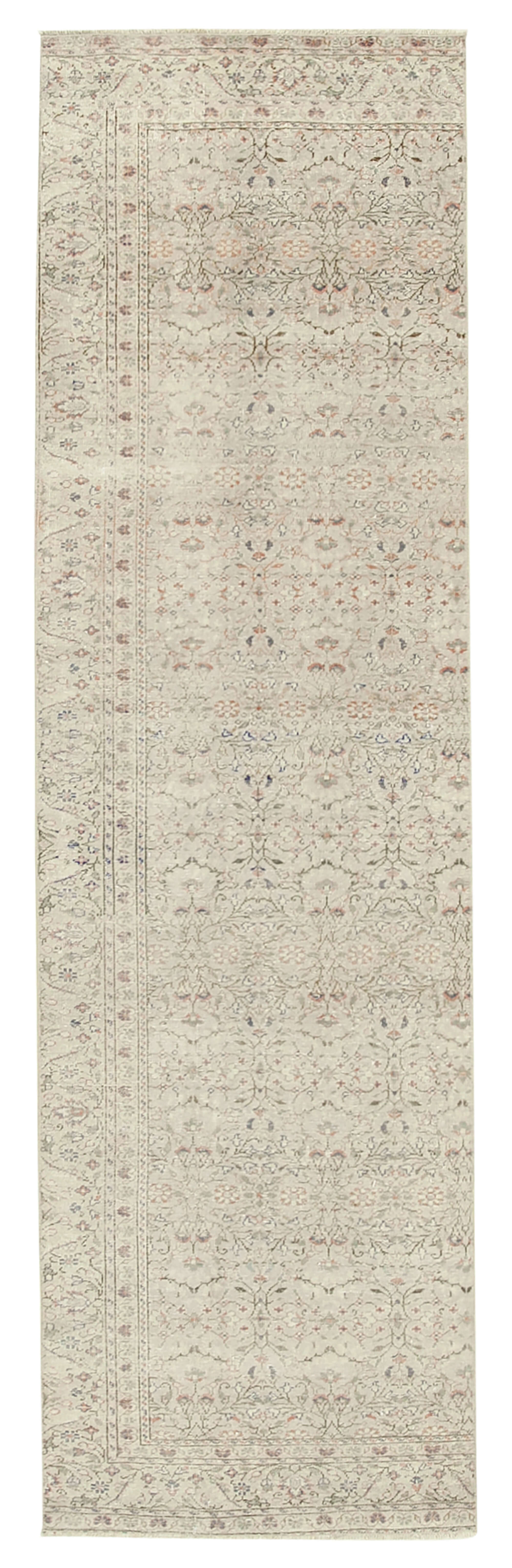 3 x 9 Beige Vintage Rug - 5040