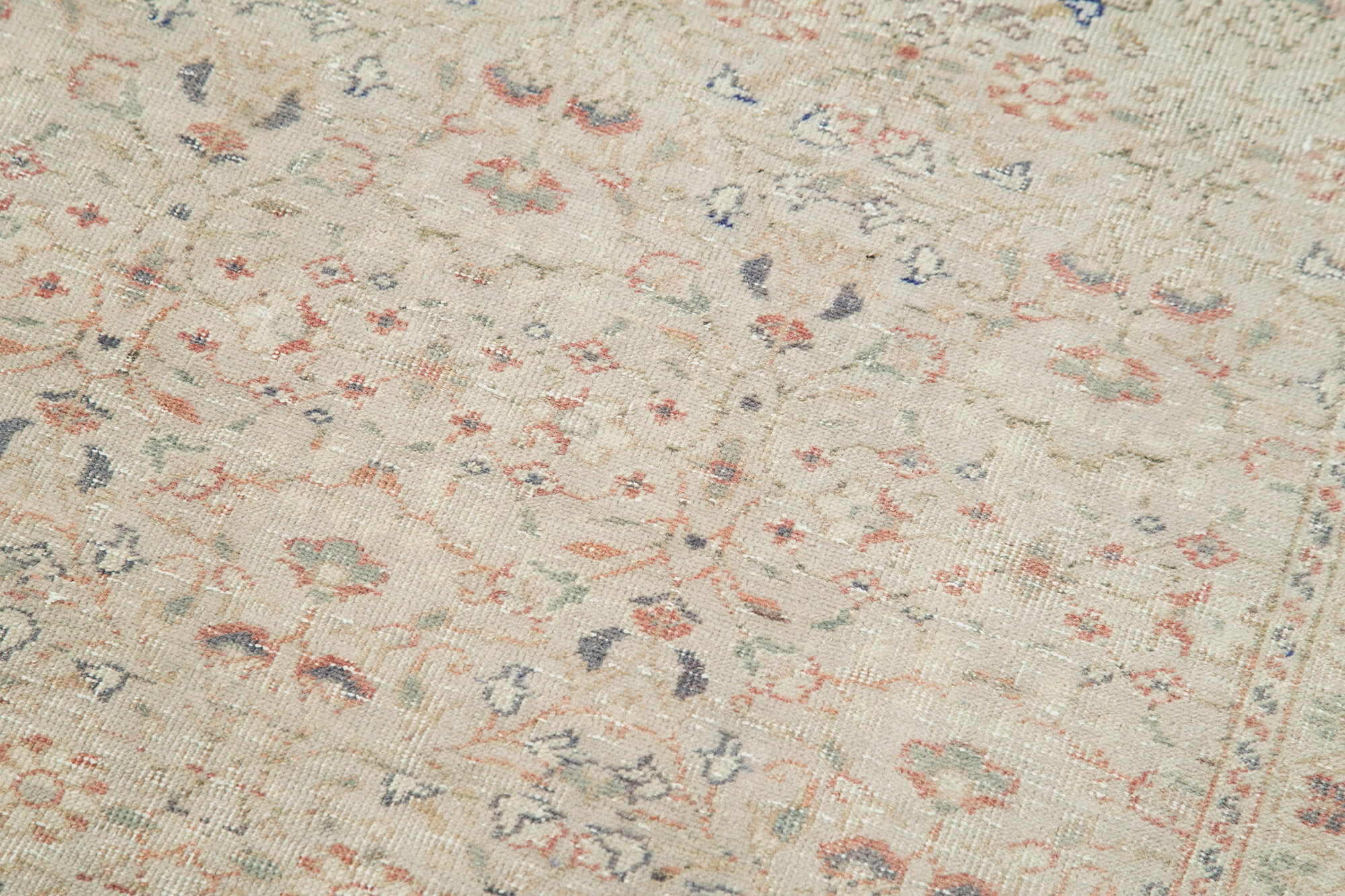 3 x 9 Beige Vintage Rug - 5040