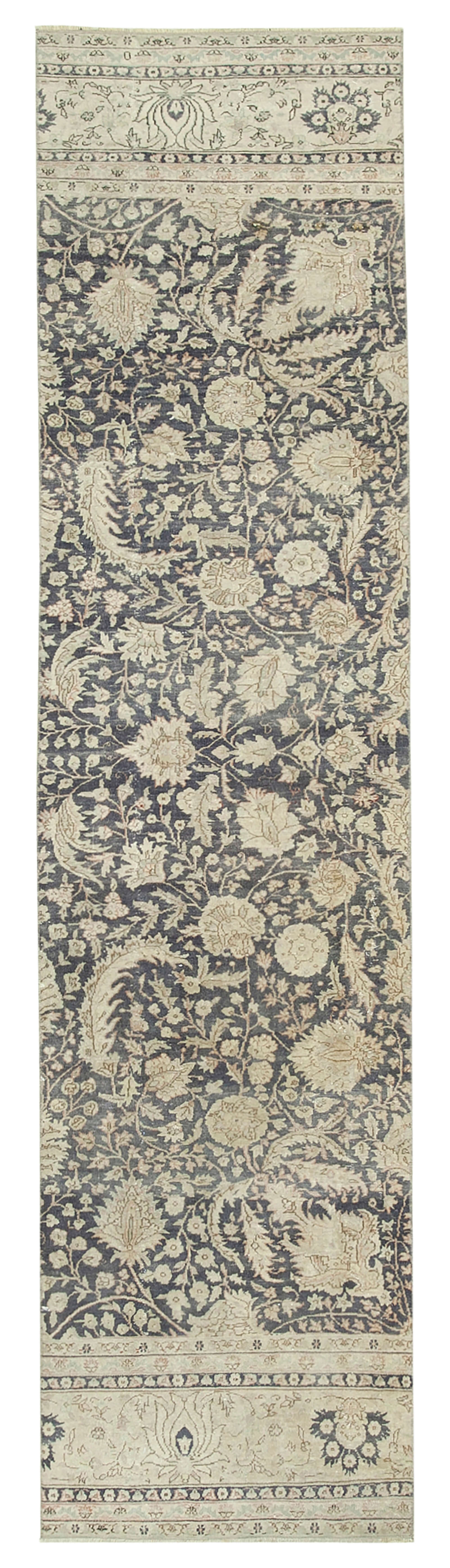 3 x 11 Beige Vintage Rug - 5041