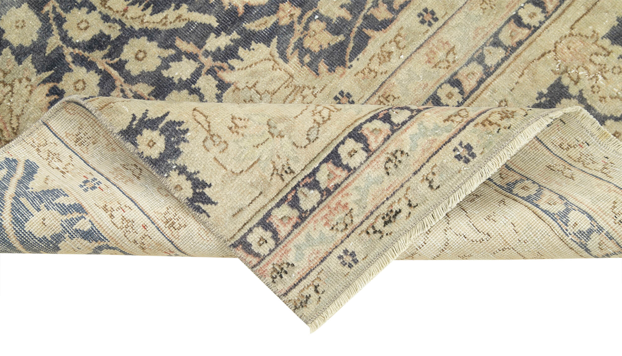 3 x 11 Beige Vintage Rug - 5041