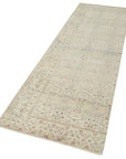 3 x 9 Beige Vintage Rug - 5043