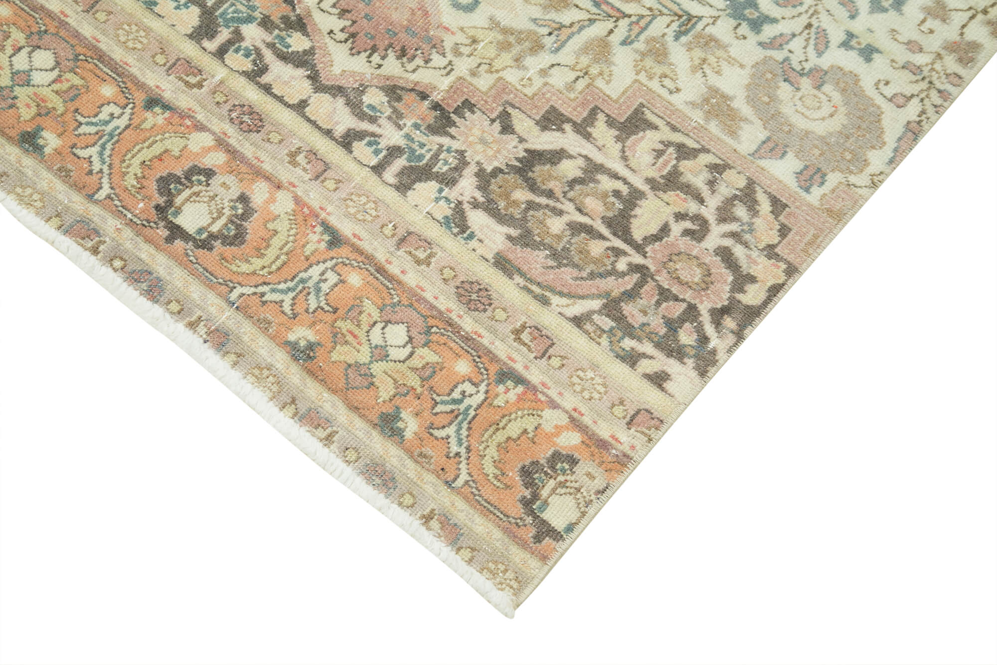 3 x 9 Beige Vintage Rug - 5046