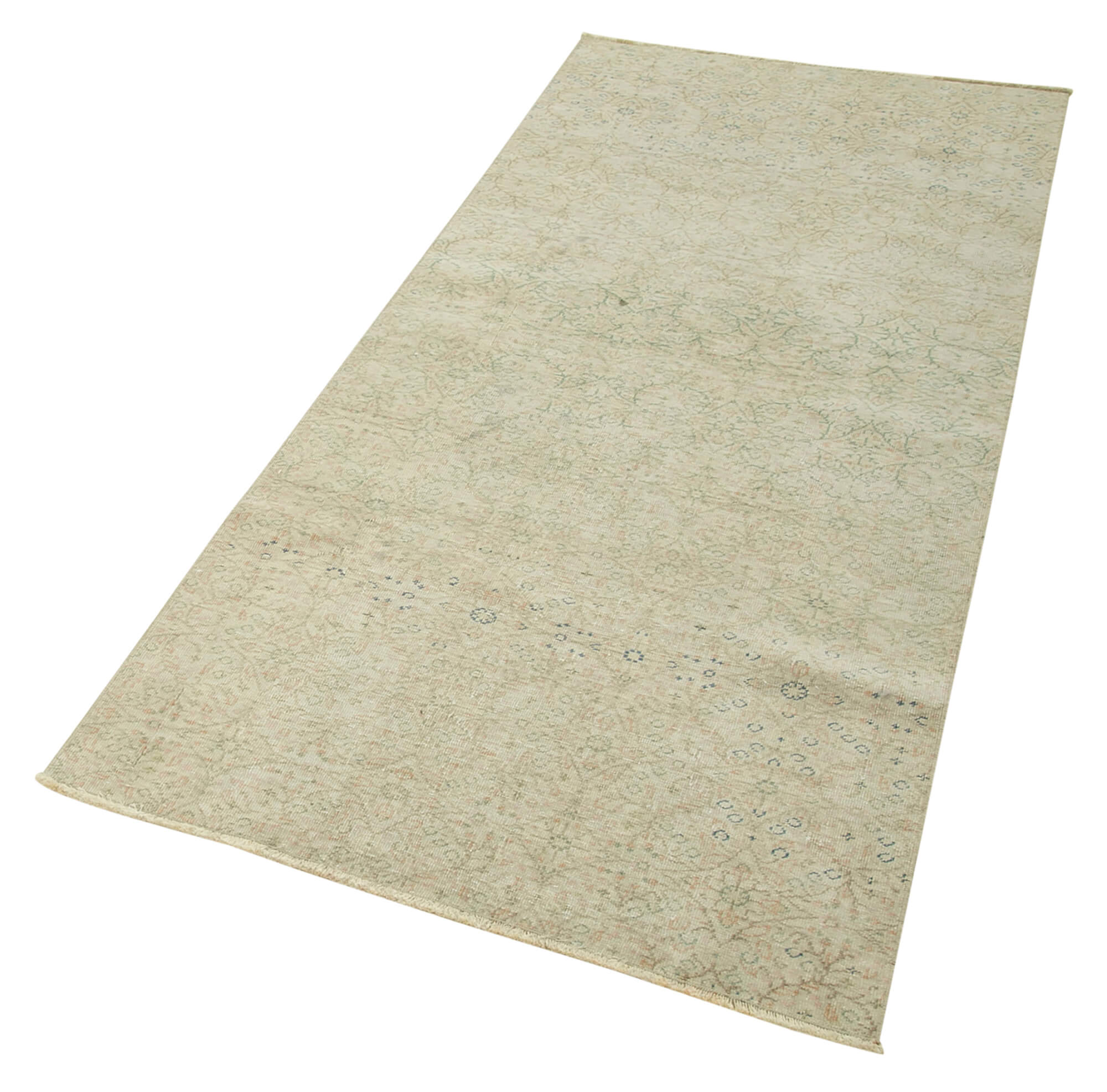 3 x 7 Beige Vintage Rug - 5048