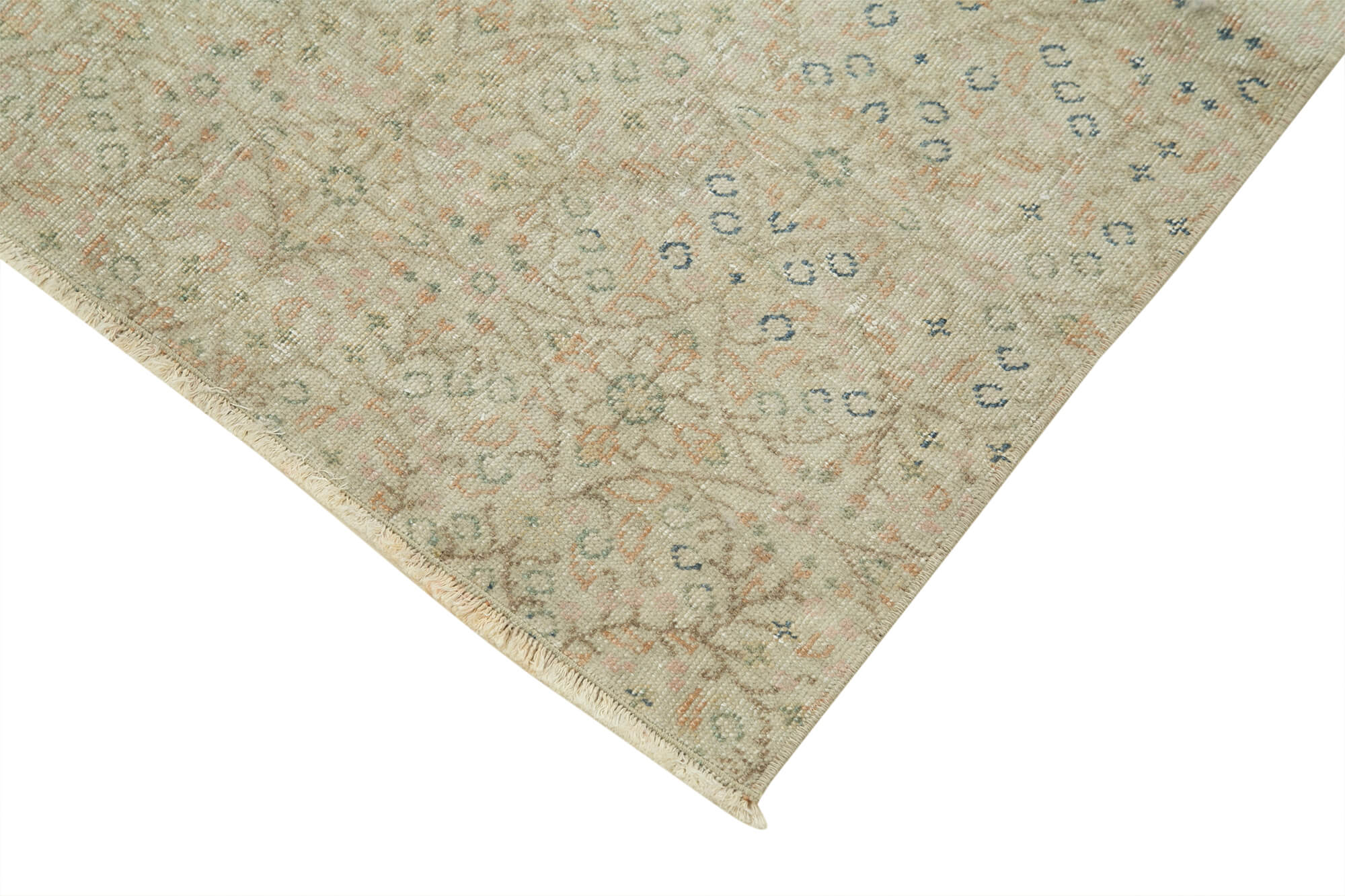 3 x 7 Beige Vintage Rug - 5048