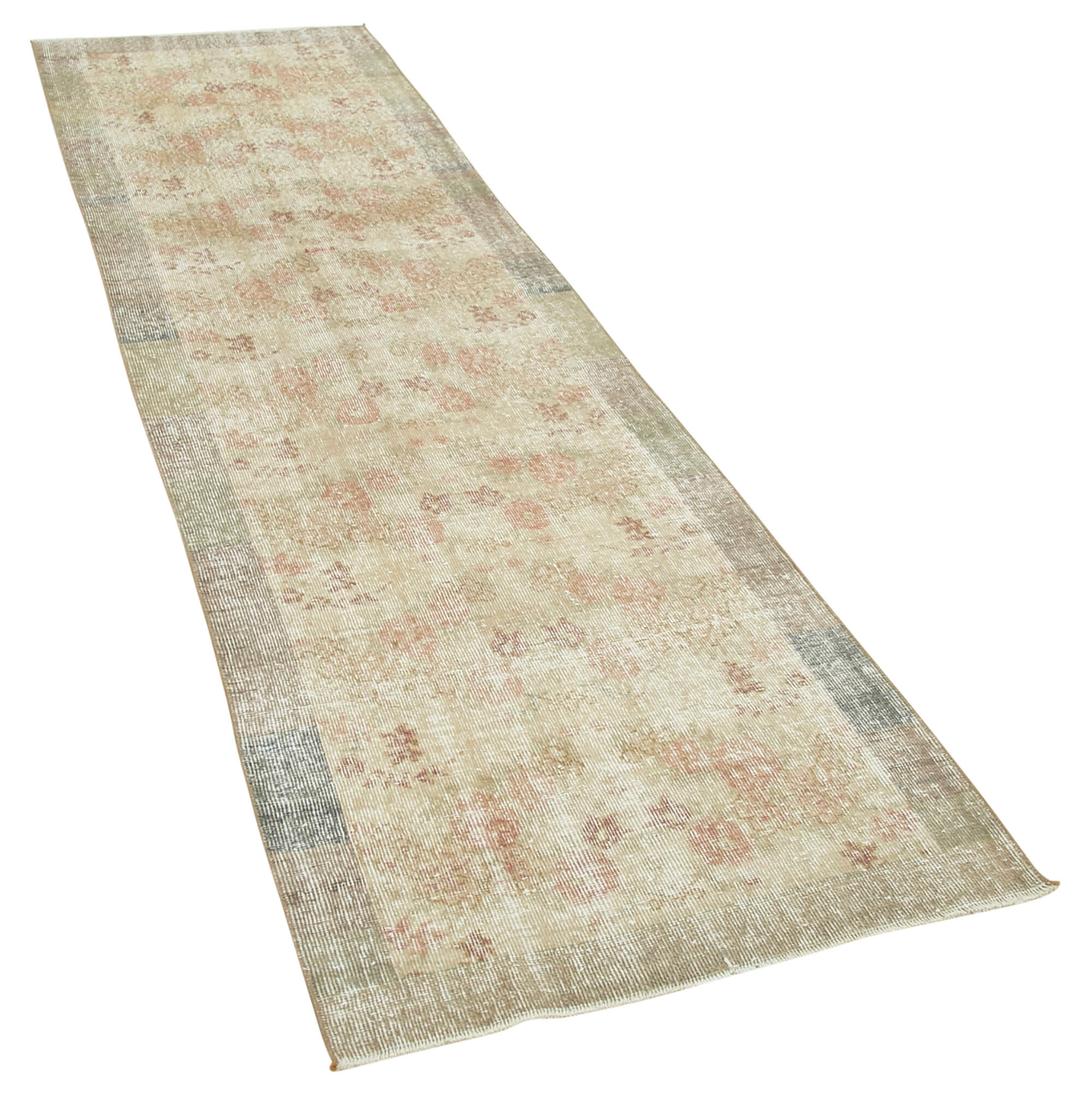 3 x 10 Beige Vintage Rug - 5051