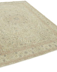 6 x 10 Beige Vintage Rug - 5053