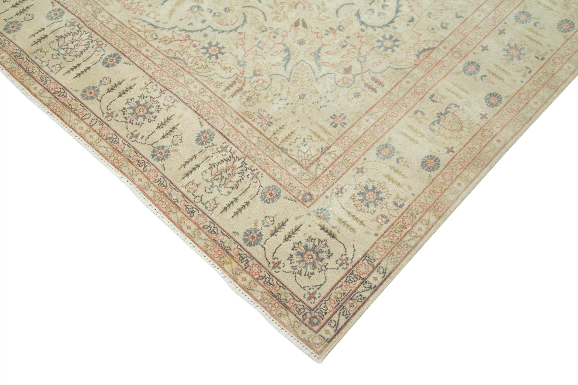 6 x 10 Beige Vintage Rug - 5053