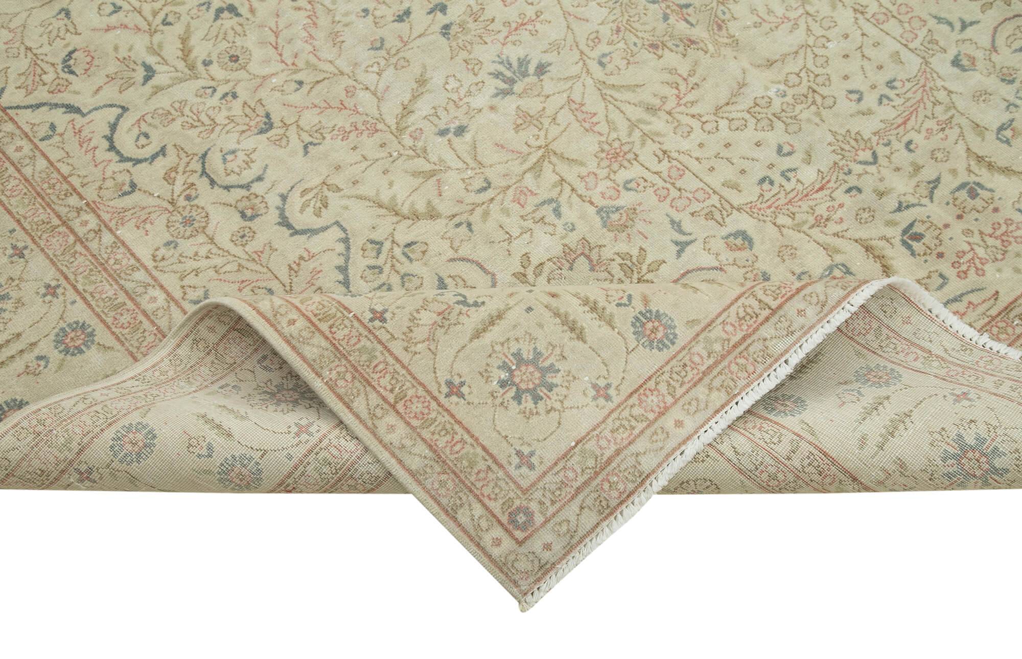 6 x 10 Beige Vintage Rug - 5053