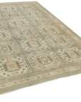 7 x 10 Beige Vintage Rug - 5054