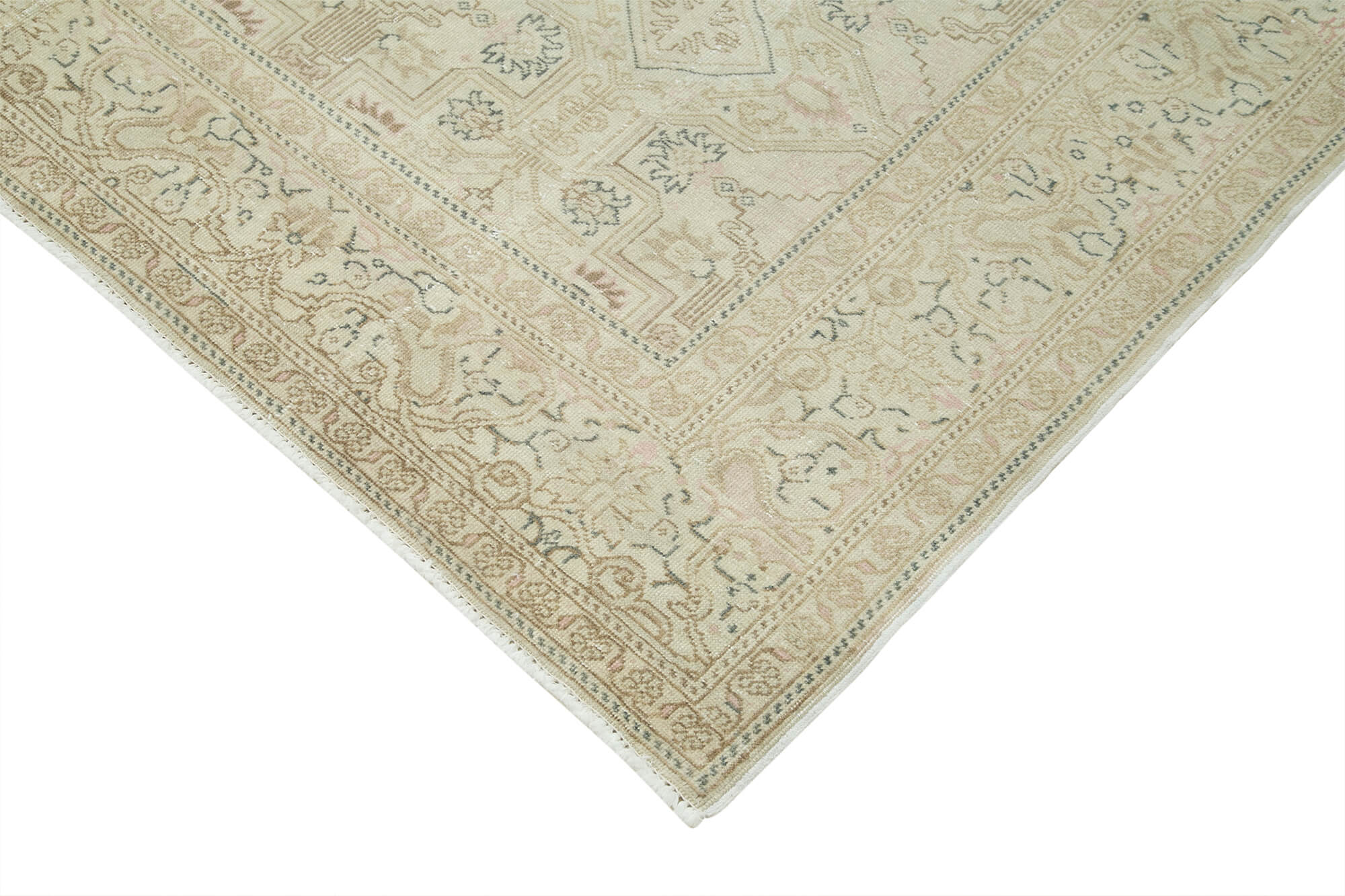 6 x 10 Beige Vintage Rug - 5055