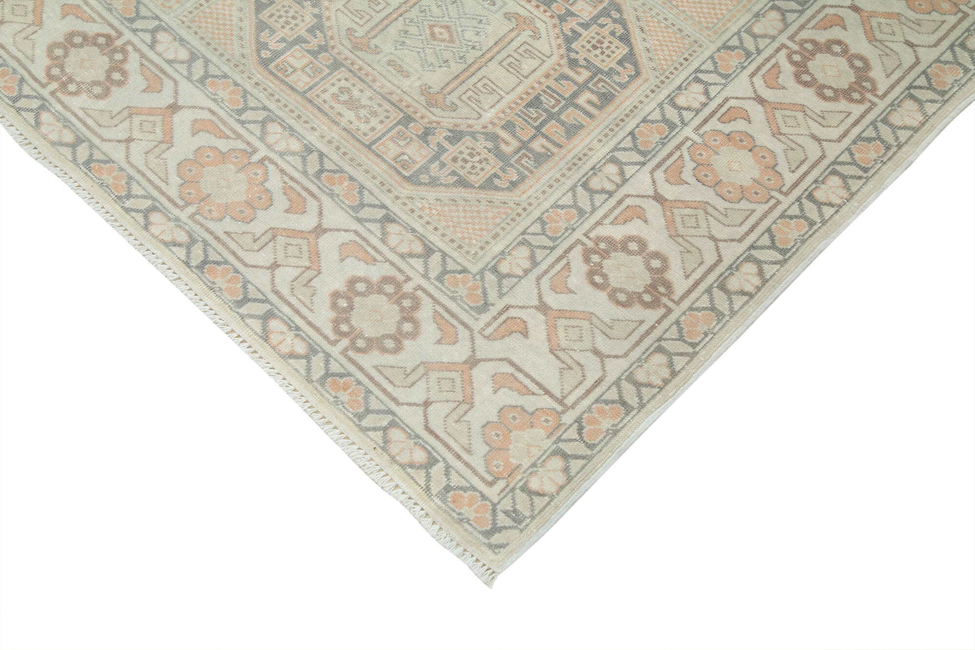 6 x 10 Beige Vintage Rug - 5056