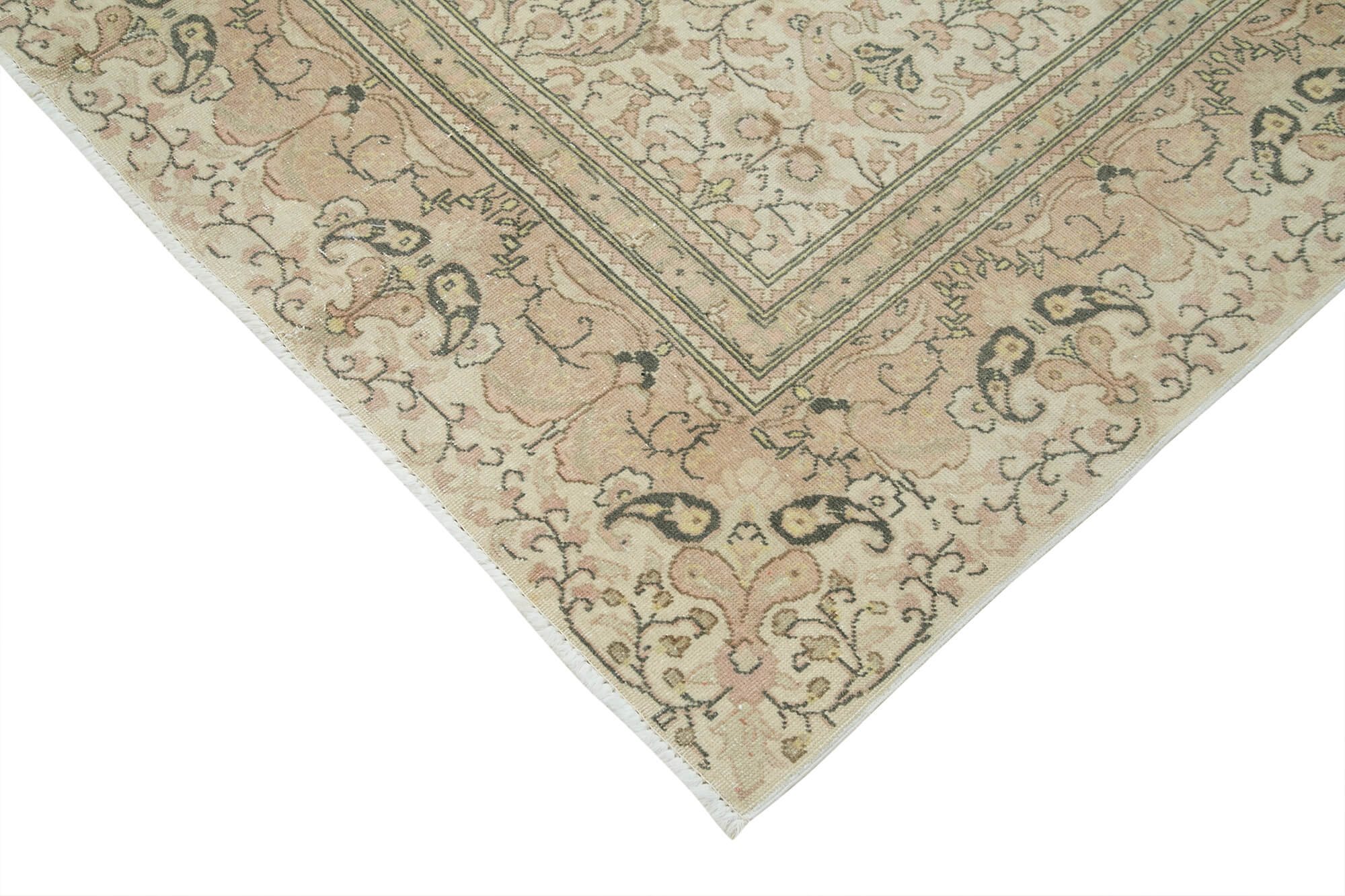 7 x 10 Beige Vintage Rug - 5057