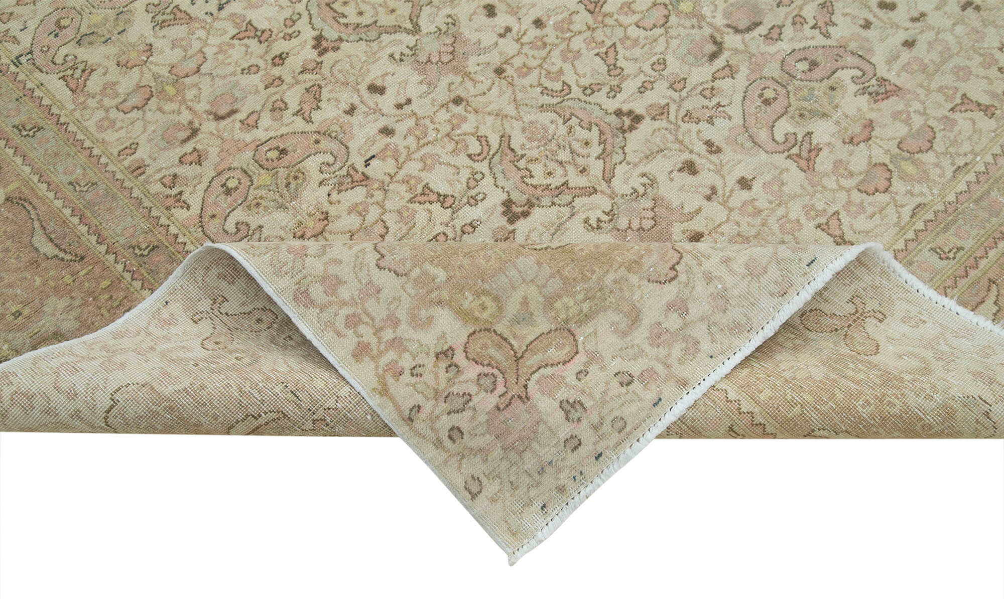 7 x 10 Beige Vintage Rug - 5057