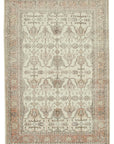 7 x 10 Beige Turkish Vintage Area Rug - 5058