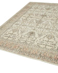 7 x 10 Beige Turkish Vintage Area Rug - 5058